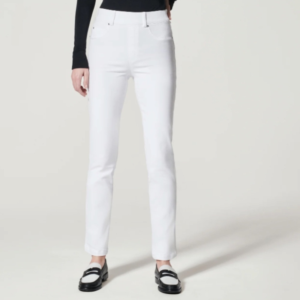 NEVER BEEN WORN SPANX Slim Straight Leg White XL Petite, Tags on